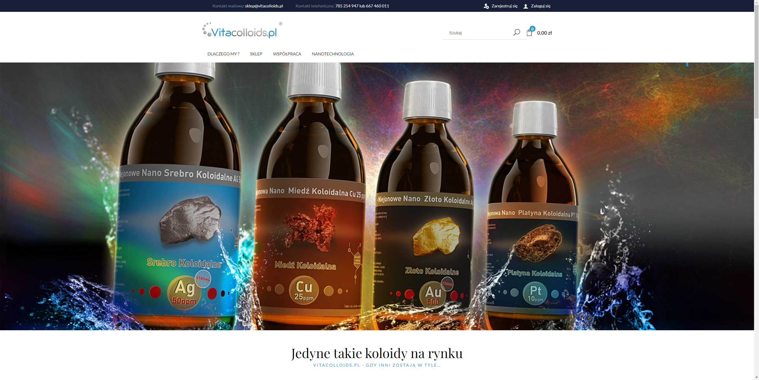 Nanokoloidy w kosmetyce, technologii i przemyśle - przegląd zastosowań