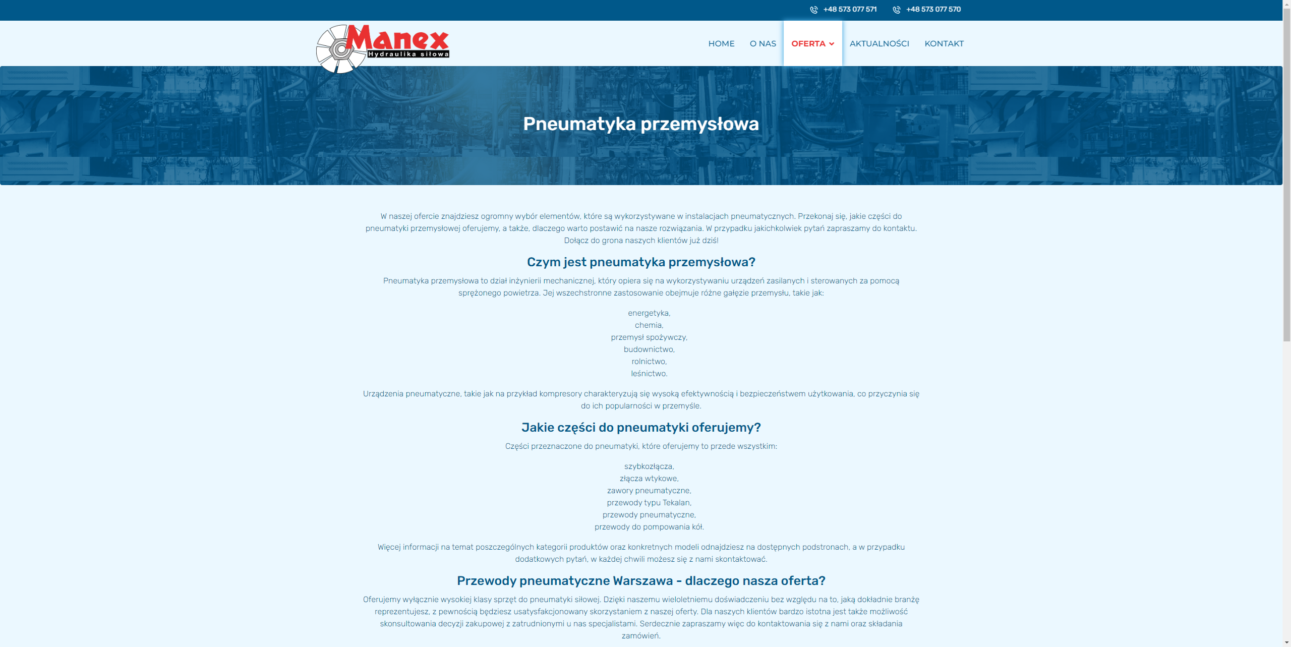 Elementy pneumatyki przemysłowej - co odpowiada za sprawną pracę instalacji?