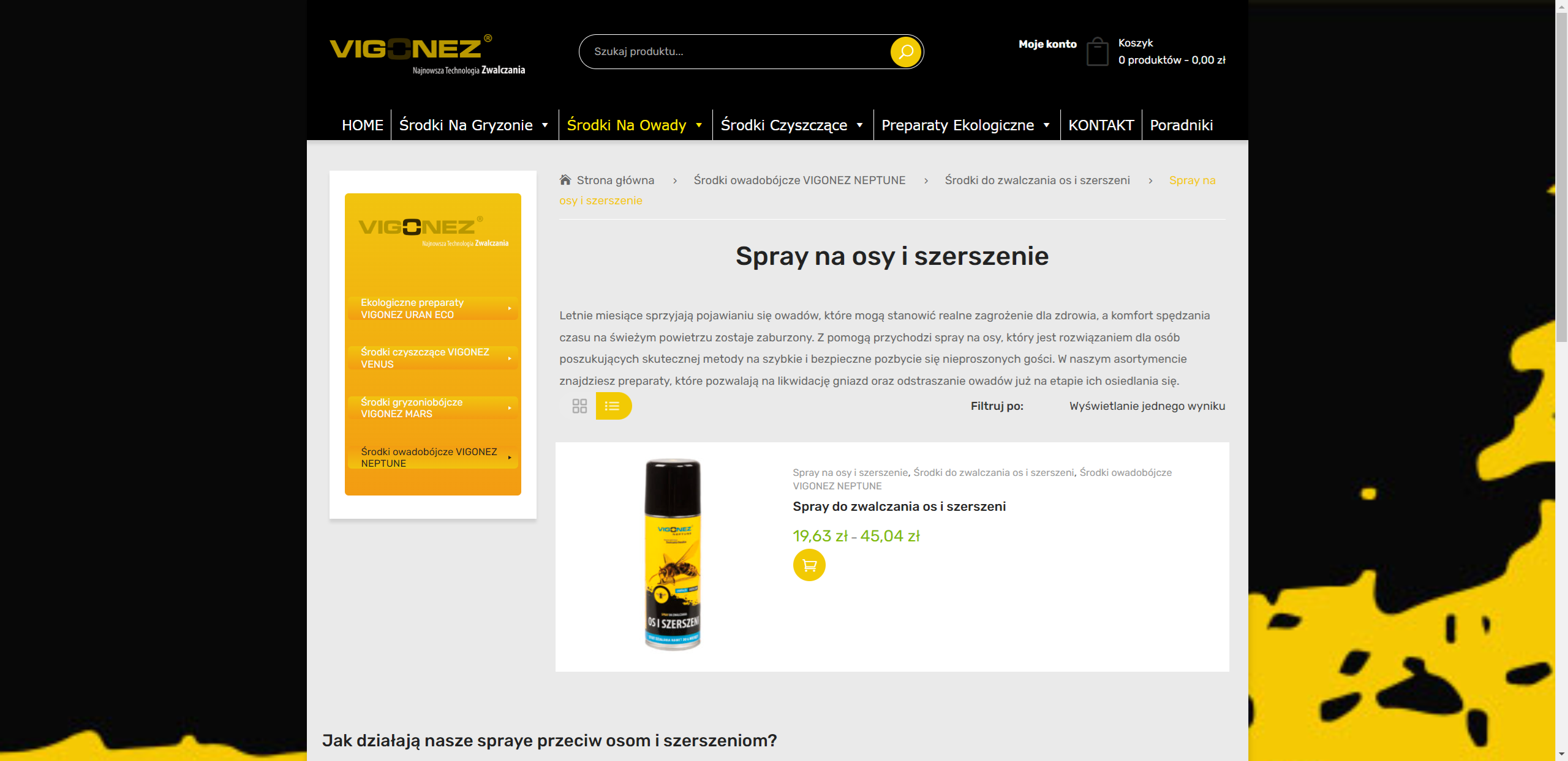 Co zrobić, gdy spray na osy nie dociera do gniazda lub nie daje trwałego efektu?